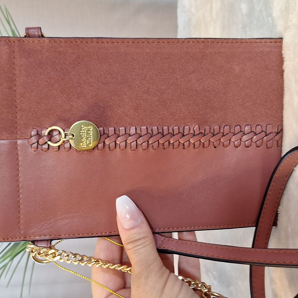 New See By Chloe Leather Crossbody Pouch - Picture 2 of 11